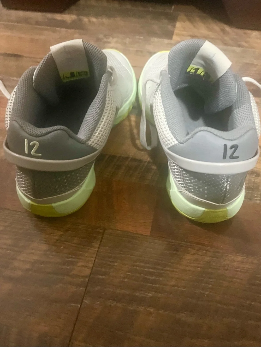 Nike Ja 1 Light Silver/Cyber sneaker size 8.5